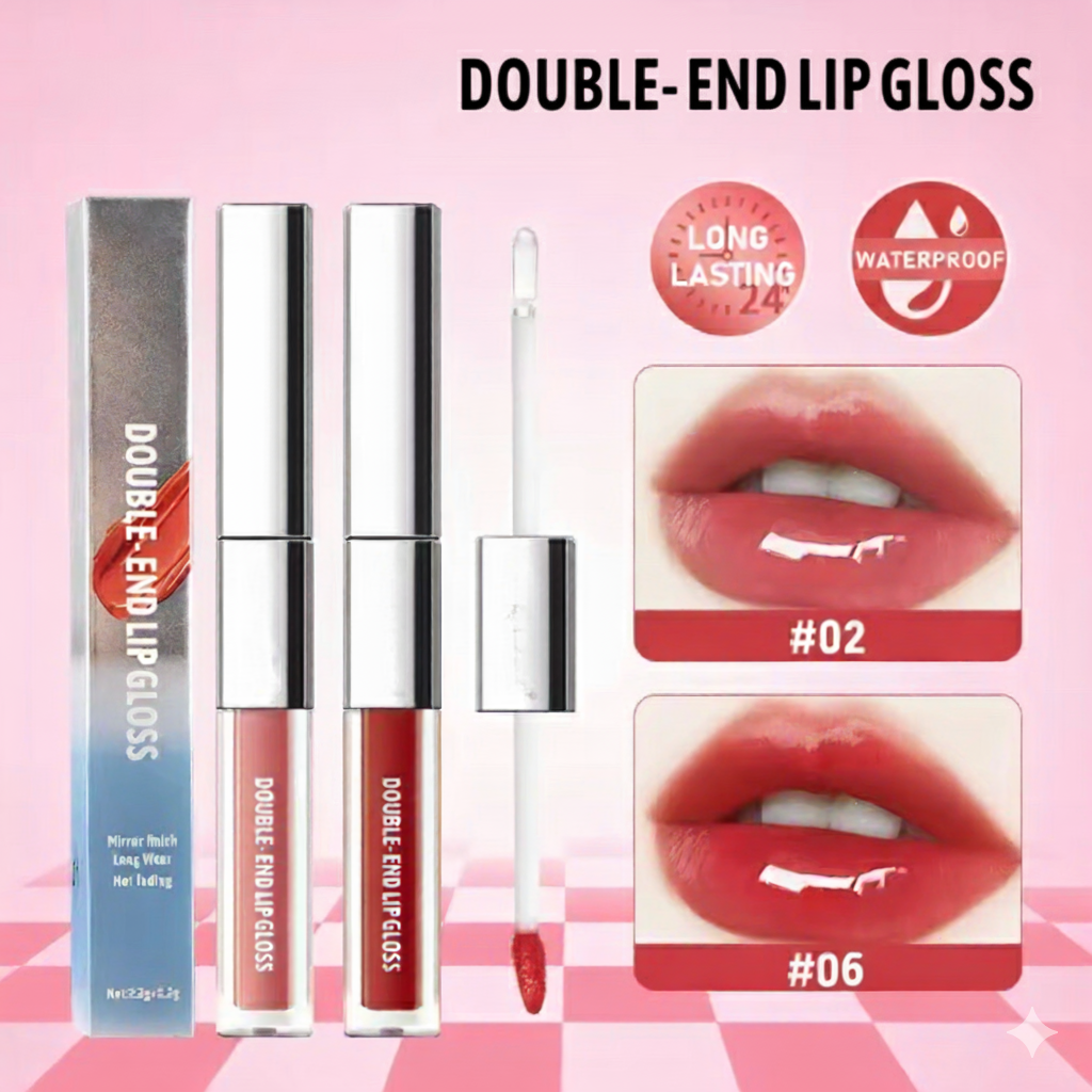 Serenyn™ Dual-Ended Lip Gloss & Nourishing Lip Oil Glaze
