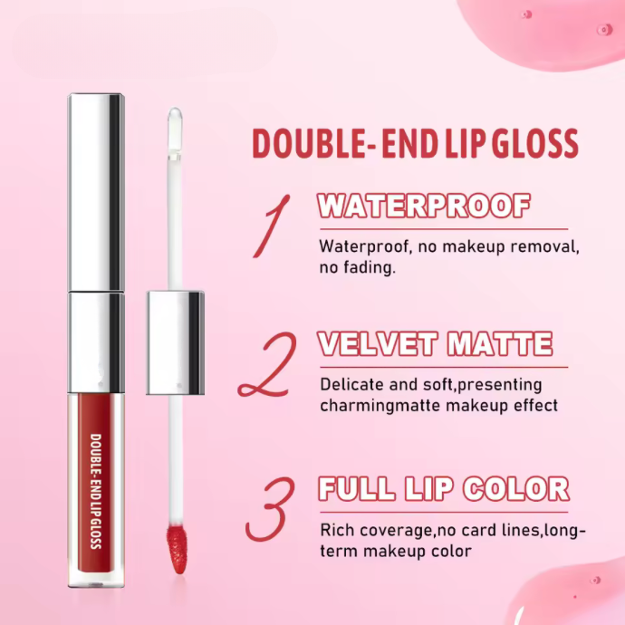 Serenyn™ Dual-Ended Lip Gloss & Nourishing Lip Oil Glaze
